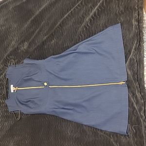 Calvin Klein Size 2 Denim Colored Dress